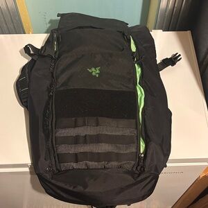 Razer Stealth Black and Neon Green Backpack